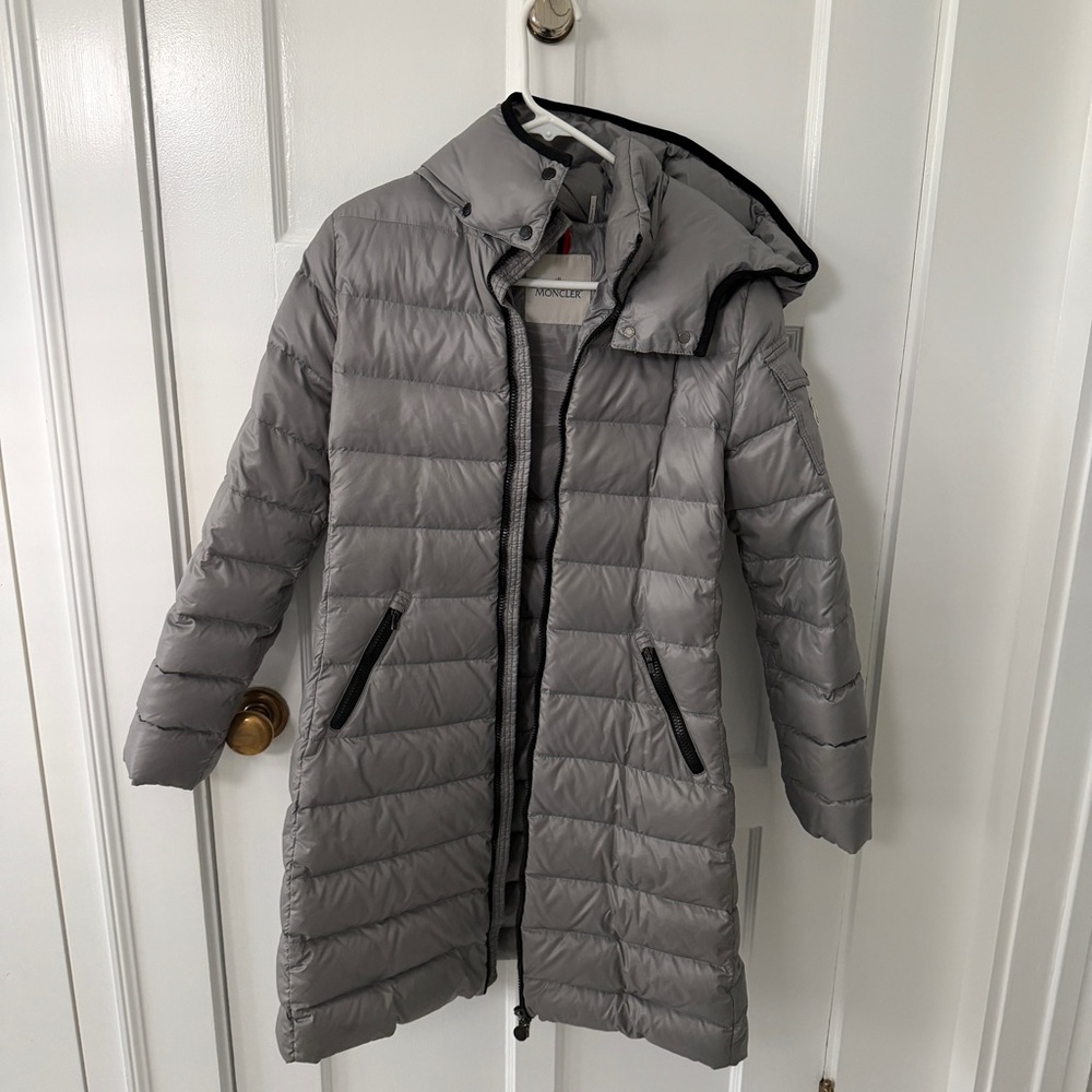 Moncler Girls Long Down Coat